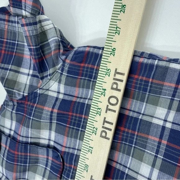 Field and Stream Mens Size XXL plaid button down short sleeve shirt 2875 - Picture 5 of 7